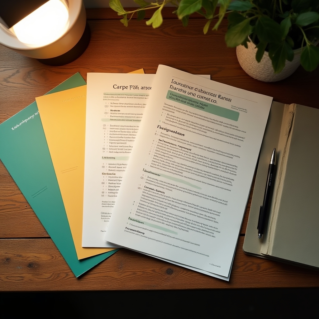 Overview of the Neveho educational program materials, showing organized curriculum and educational resources