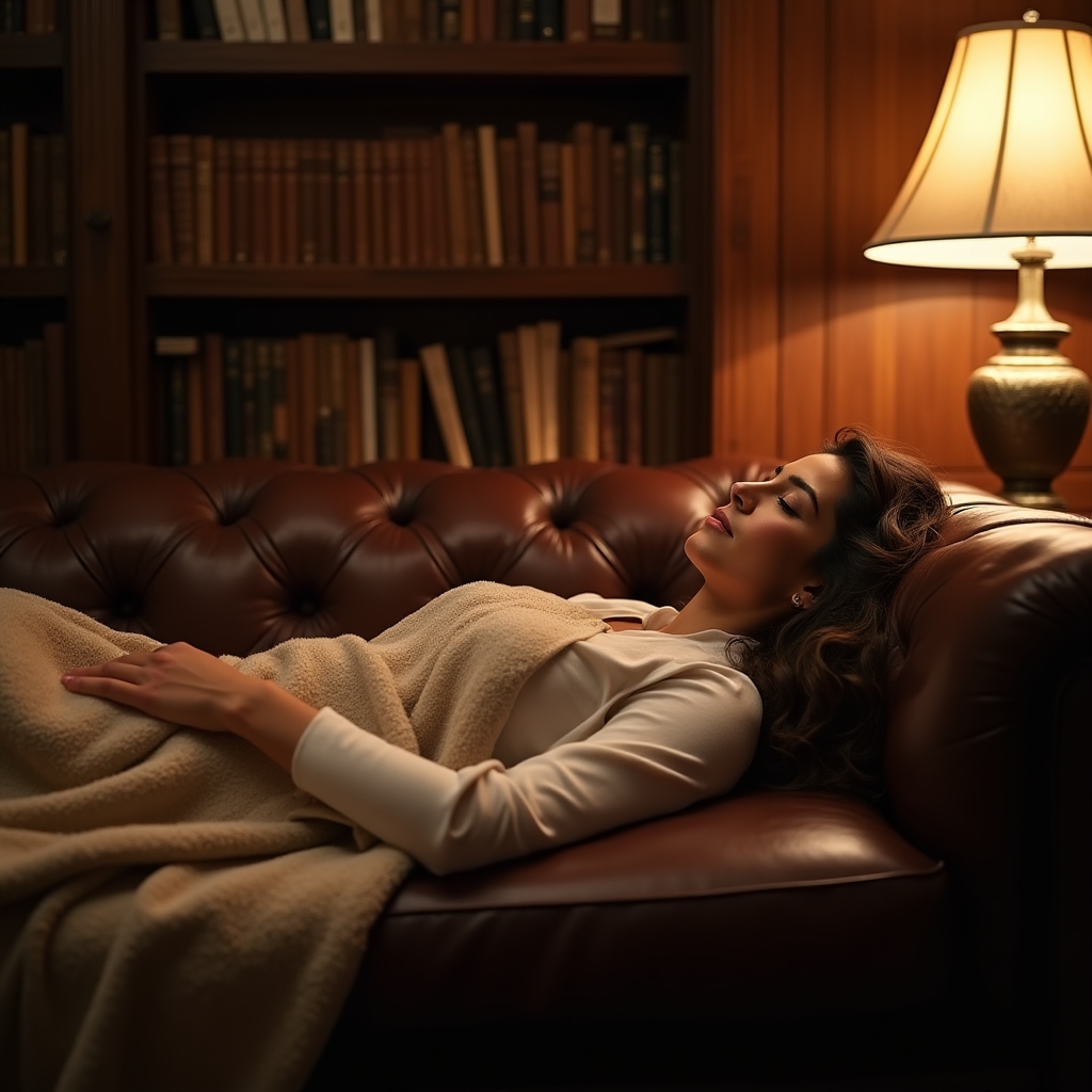 Person resting mindfully in a calm environment, illustrating the importance of recovery and rest in physical rehabilitation